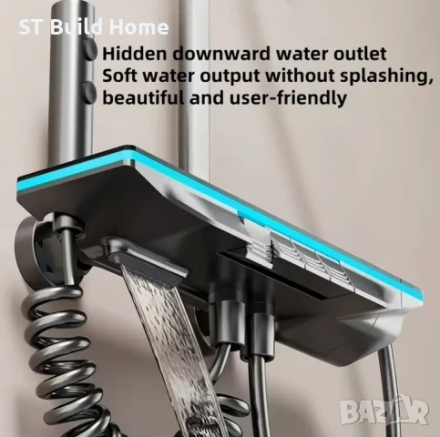 Луксозна душ система с LED и дисплей , снимка 4 - Душове - 51138916