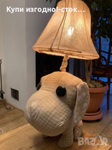Лампа плюшена играчка - куче от Beiyuan 55см височина, снимка 2 - Друга електроника - 43674211