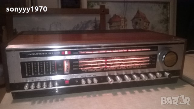 GRUNDIG TYPE RT 100-TUNER-РЕТРО КОЛЕКЦИЯ-ВНОС ХОЛАНДИЯ, снимка 8 - Ресийвъри, усилватели, смесителни пултове - 27768461