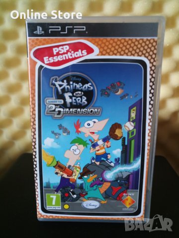 Phineas and Ferb Across the 2nd Dimension - Игра за PSP, снимка 1 - PlayStation конзоли - 28676264