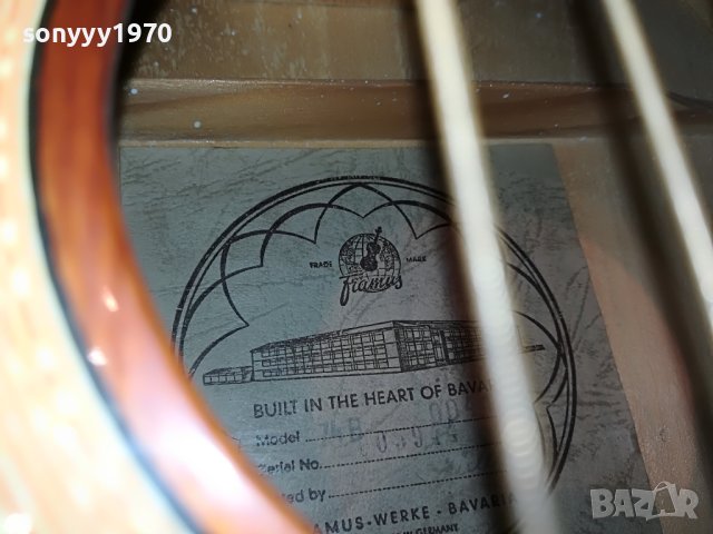 FRAMUS-MADE IN WEST GERMANY 0305231341, снимка 13 - Китари - 40574668