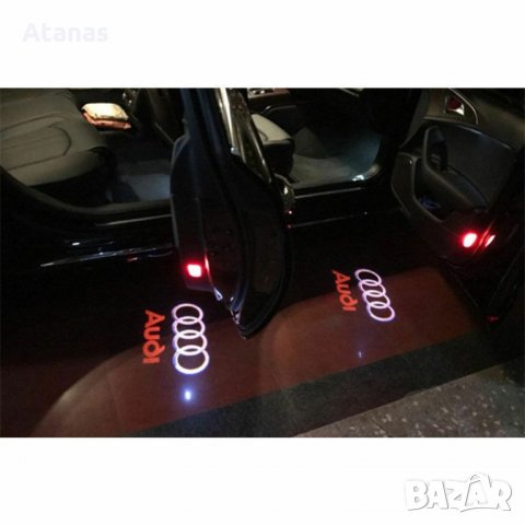 4 броя 3D LOGO Audi светлина на врата, снимка 6 - Аксесоари и консумативи - 33030637