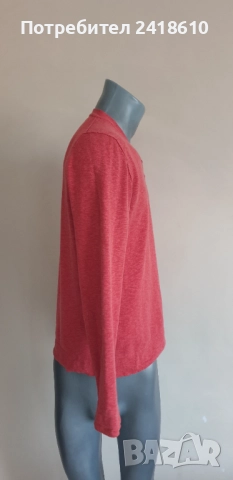 Stone Island Cotton Knit V - Neck Mens Size S ОРИГИНАЛ! Мъжки памучен Пуловер!, снимка 11 - Пуловери - 52495821