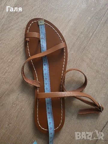 Сандали Pull Bear естествена кожа , снимка 8 - Сандали - 50827782