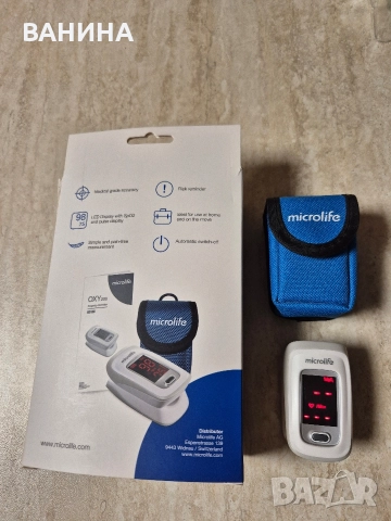 Microlife OXY 200 Пулсоксиметър | Микролайф , снимка 5 - Друга електроника - 52806155