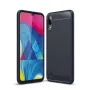 Samsung Galaxy M10 Удароустойчив Carbon Fiber Калъф и Протектор, снимка 4