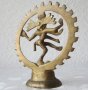 Индия божество метал бронз фигура пластика статуетка, снимка 3