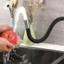 Смесител за кухня гъвкав 360 градуса с керамична батерия Ruhhy 010115, снимка 4