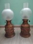 Две стари газови лампи комплект, снимка 1 - Антикварни и старинни предмети - 43929423