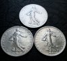 1 франк 1915 1916 1917 сребро, снимка 2