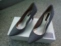 Дамски елегантни обувки Victoria Delеf, нови, с кутия, сиви, снимка 6