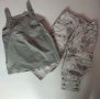 Детска блузка с панталони и потник с 3/4 панталони за 6 г., снимка 1 - Детски тениски и потници - 33107471