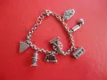 Старинна гривна с талисмани, снимка 4