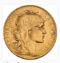 Златна монета 20 Франка Марияна, снимка 1