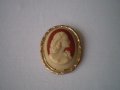брошка -игла с викторианска жена-камея , снимка 14