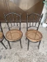 Антикварни 4 броя дървени столове Jacob & Joseph KOHN , снимка 2