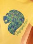 Ярко жълта тениска с лъв С, снимка 2