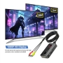 RCA към HDMI конвертор, 720P/1080P, комплект с RCA и HDMI кабели, 920x40x14 мм, черен, снимка 4