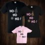 Коледни семейни тениски с щампи - бебешко боди + дамска тениска + мъжка тениска, снимка 1 - Тениски - 27343649