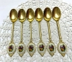 ROYAL ALBERT красиви позлатени лъжички от Англия, снимка 4