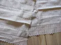 19в. кърпа, ръчно тъкан кенар ,дантела ,150х46см., снимка 2