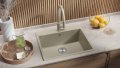 БЕж Кухненска Мивка от гранит модел Рига 60 XL 580 x 500 мм, снимка 6