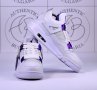 Nike Jordan Retro 4 White Oreo, Taupe Haze, Purple Metallic, снимка 4