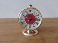 Колекционерски будилник часовник Слава на кирилица червен, снимка 2