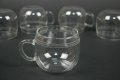 6чаши BUTOS Стъклен Сервиз "Schott & Gen" Mainz, JENA-er Glas 1937, снимка 6