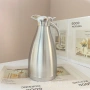 Комплект от 2 термоса Cheffinger 1L + 1.5L сребрист чайник, снимка 3