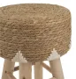 Дървена табуретка, Бежова, 30x42 см., снимка 2