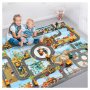 Детска постелка за игра-килим с писта-размери 130х100см, снимка 9