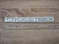 Subaru Crosstrek сребриста емблема надпис, снимка 5