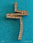 Уникален стилизиран кръст с инкрустирани цирконий подходящ аксесоар за специални поводи 30679, снимка 5