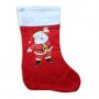 597 Декоративен коледен чорап с картинка Коледен ботуш коледна торба за подаръци, снимка 11