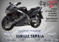 YAMAHA YZF 1000R 1997 - BLACK GREY VERSION Ямаха стикери, снимка 1 - Аксесоари и консумативи - 43301766