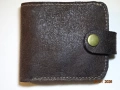 мъжки портфейл от естествена кожа /ръчна изработка/, снимка 1