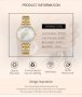 Дамски часовник NAVIFORCE Gold/Silver 5017 GW. , снимка 5