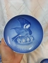 Порцеланова серия антикварни малки чинии за стена от серия Денят на майката - животни от 1970-1981 г, снимка 8