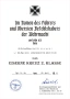 Трети райх, Вермахт, СС - репродукция на награден документ, снимка 1