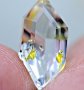 Уникален ултра рядък петролен кварц диамант, снимка 1