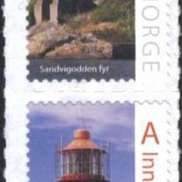 Чисти марки Морски фарове 2016 от Норвегия, снимка 1 - Филателия - 33151506