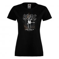 Дамска тениска AC DC 7 металска рок тениска, снимка 2 - Тениски - 35002258