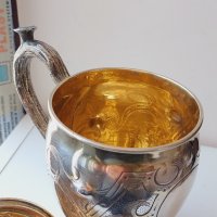 Руска сребърна 84 чаша(халба)-1856 , снимка 5 - Антикварни и старинни предмети - 43759935