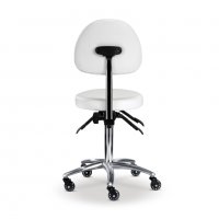 Козметичен/фризьорски стол - табуретка с облегалка Rita 53/73 см, снимка 5 - Друго оборудване - 26788037