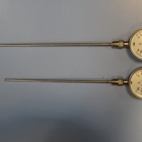 биметален термометър Wika thermometer ф100mm, 0/+100°C, -10/+150°C, L-400-500mm, снимка 2 - Резервни части за машини - 37104512