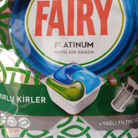 Таблетки за съдомиялна машина Fairy Platinum 80 броя, снимка 2 - Перилни препарати и омекотители - 43965631