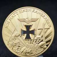 Сувенирни немски монети позлатени, снимка 4 - Нумизматика и бонистика - 43244007
