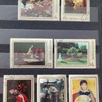 СССР, 1973 г. - пълна серия от 7 клеймовани марки, изкуство, 1*50, снимка 1 - Филателия - 37643520