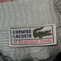 Памучен брандов пуловер, рядка находка"Chemise Lacoste"® / голям размер , снимка 5 - Пуловери - 14594277